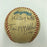 1997 Yankees Indians ALDS Playoffs Game Used Baseball Signed By All Umpires