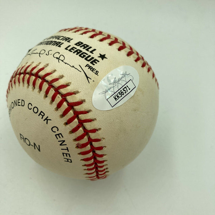 Cassandra Peterson Elvira Signed Baseball Mistress of the Dark JSA COA