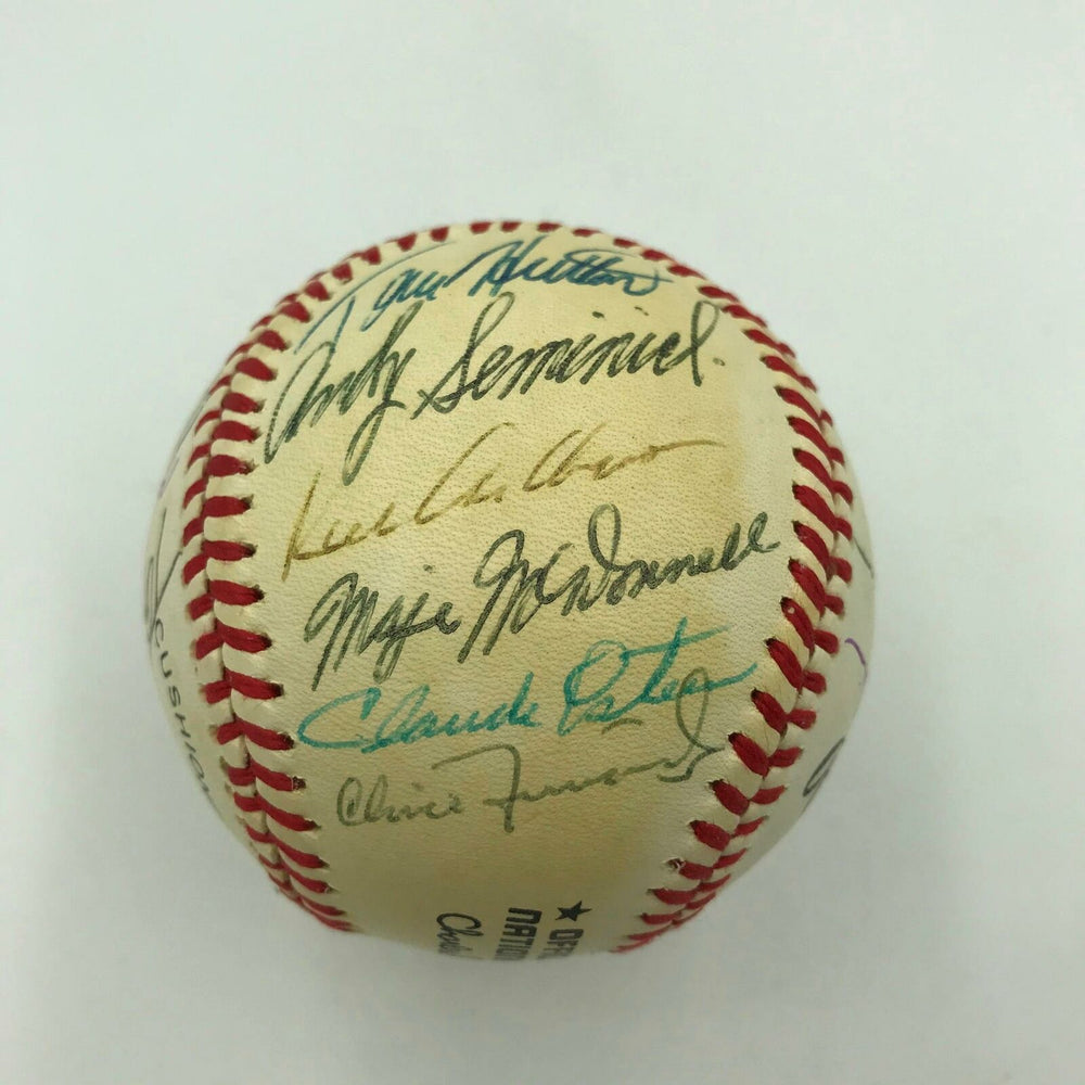 Philadelphia Phillies Hall Of Fame & Legends Multi Signed Baseball JSA COA