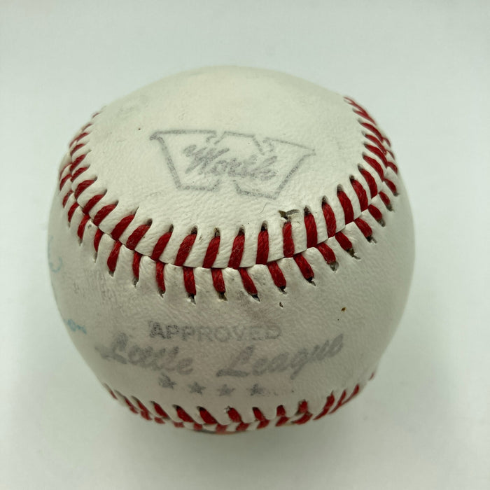 Hank Aaron 755 Home Runs Signed Vintage 1970's Baseball PSA DNA COA