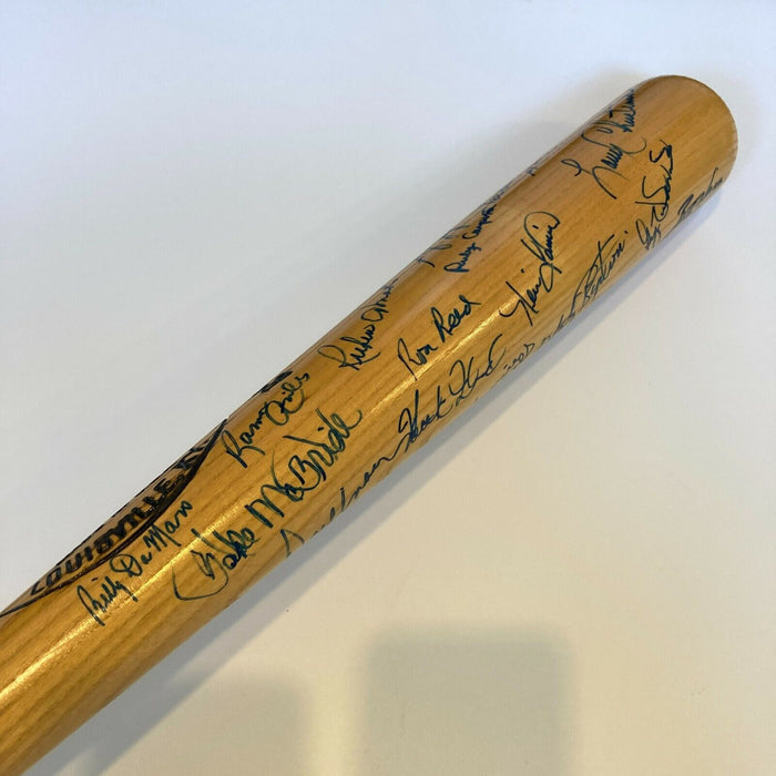 Beautiful 1980 Philadelphia Phillies World Series Champs Team Signed Bat JSA COA