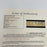 Jim Brown Lou Groza Browns HOF Multi Signed Stadium Seatback Slat JSA COA
