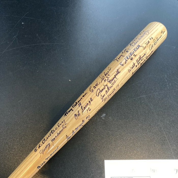 Rare Philadelphia Athletics A's Legends Bat With 25+ Signatures JSA COA