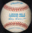 President Ronald Reagan Single Signed Baseball PSA DNA COA & White House Letter