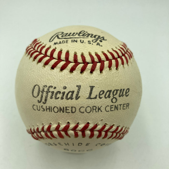 The Finest Red Murray Dec. 1958 Single Signed Baseball New York Giants T206 JSA