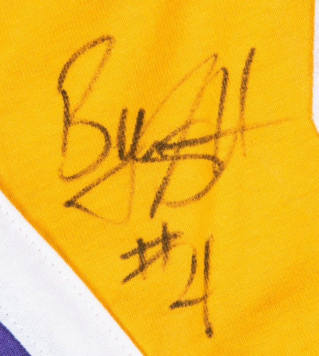 Kobe Bryant Rookie 1996-97 Los Angeles Lakers Team Signed Jersey PSA DNA COA
