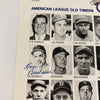 1983 All Star Game Baseball Legends Signed Scorecard Duke Snider Minnie Minoso