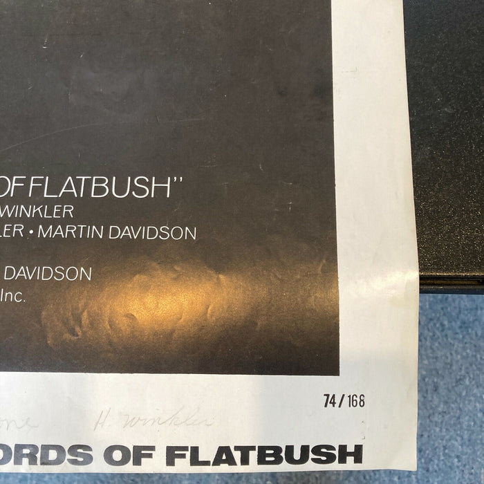 Sylvester Stallone Signed The Lords Of Flatbush 27x41 Original Movie Poster JSA