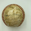 1942 New York Yankees AL Champs Team Signed Baseball Joe Dimaggio JSA COA