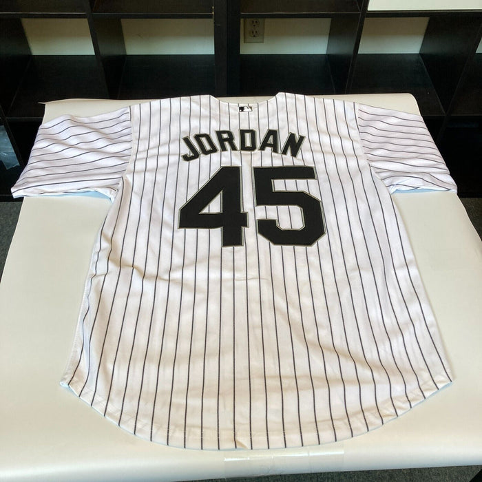 Michael Jordan Signed Chicago White Sox Jersey Upper Deck UDA COA Huge Signature