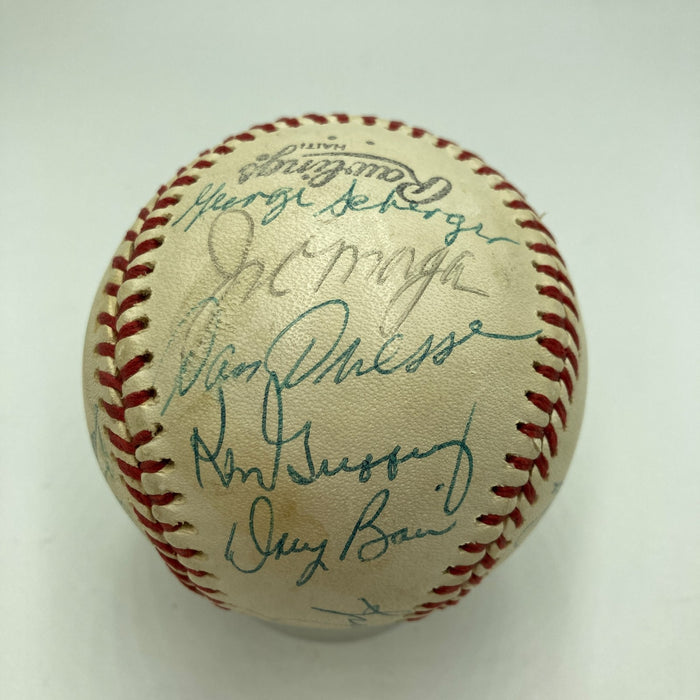 1978 Cincinnati Reds Team Signed Official National League Baseball JSA COA