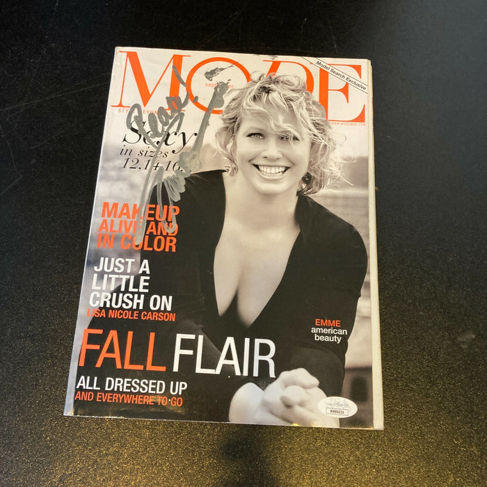Emme Melissa Owens Miller (Model) Signed Autographed Magazine With JSA COA
