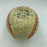 1958 Milwaukee Braves NL Champs Team Signed Baseball Hank Aaron Mathews JSA COA