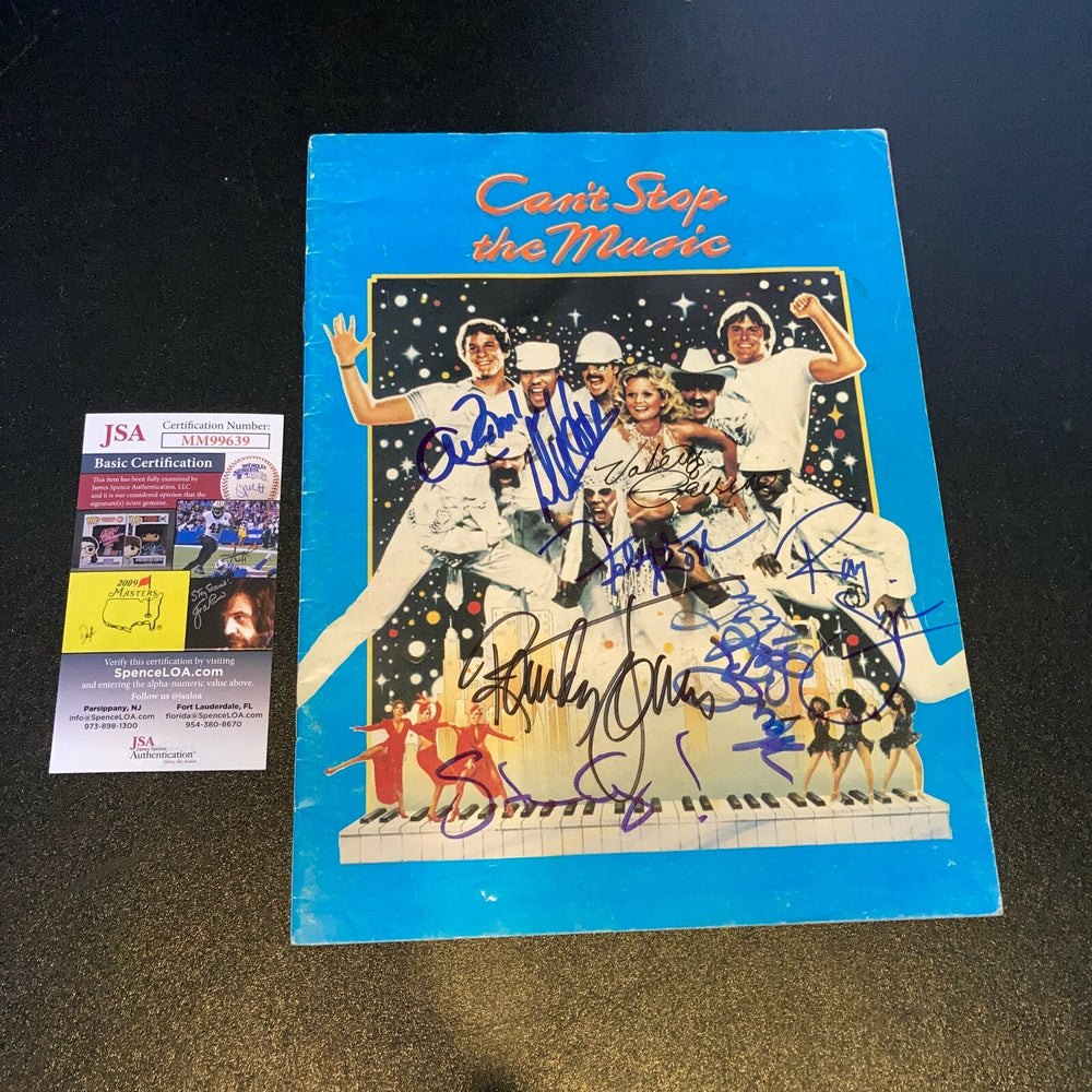 The Ritchie Family Village People Signed Magazine With 7 Sigs JSA COA