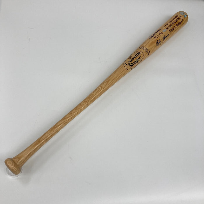 Bobby Thomson Ralph Branca Shot Heard 'Round The World Signed Bat Beckett