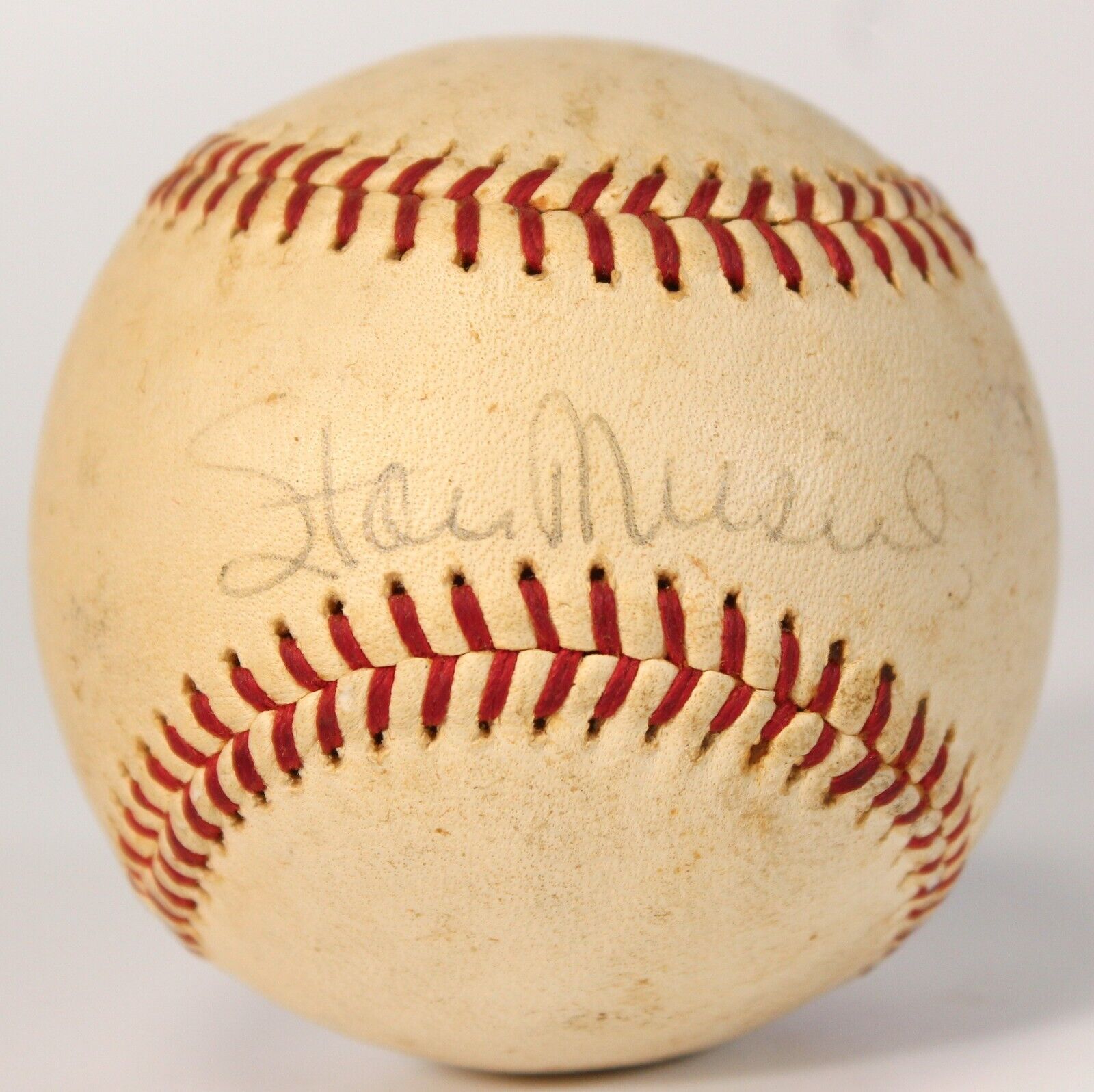 Stan Musial Signed Vintage 1950's National League Giles Baseball JSA COA