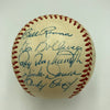 1953 New York Yankees World Series Champs Team Signed Baseball Mickey Mantle JSA