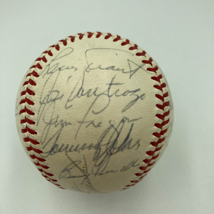 1968 All Star Game Team Signed Baseball With Mickey Mantle JSA COA