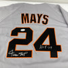 Willie Mays "Hall Of Fame 1979" Signed San Francisco Giants Russell Jersey JSA