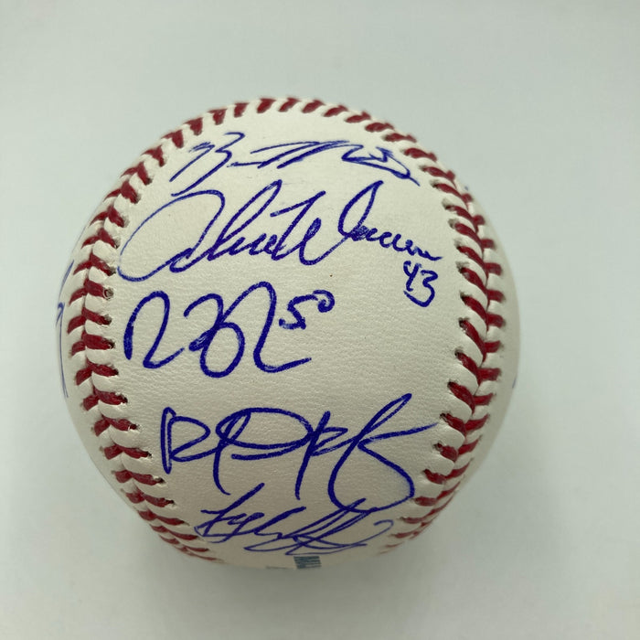 Aaron Judge Rookie 2016 New York Yankees Team Signed MLB Baseball JSA COA