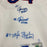 Nolan Ryan 7 No Hitters Signed Inscribed Jersey With All The Catchers JSA COA