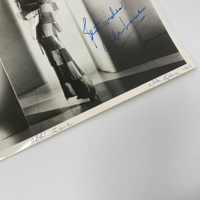 Abbe Lane Signed Vintage Autographed 8x10 Photo JSA COA