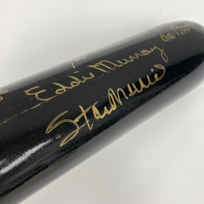 3,000 Hit Club Multi Signed Baseball Bat 11 Signatures Willie Mays JSA COA