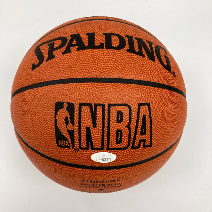 1972-73 New York Knicks NBA Champs Team Signed NBA Game Basketball JSA COA