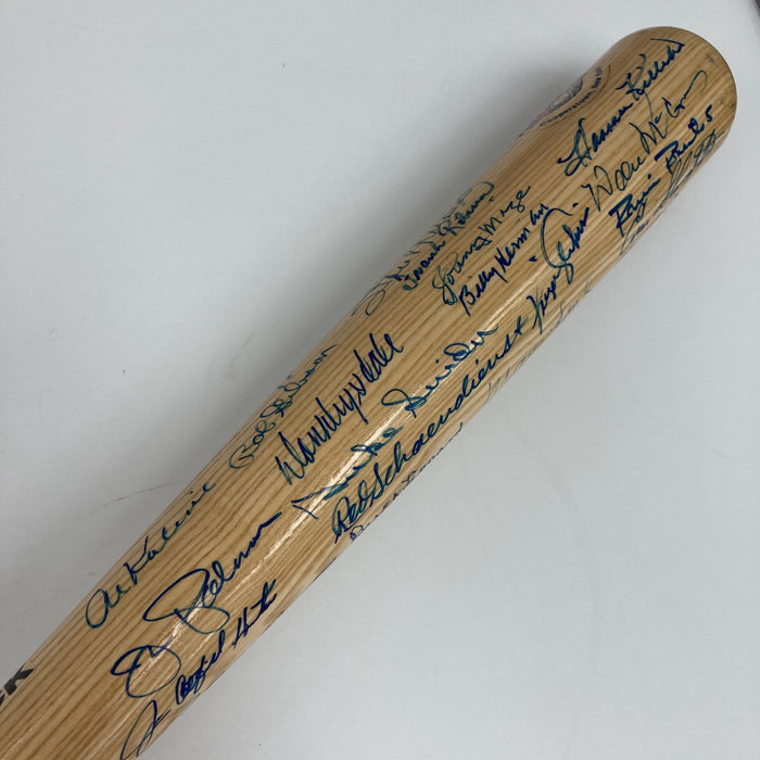 Beautiful Hall Of Fame Multi Signed Baseball Bat 41 Sigs Ted Williams Mays JSA