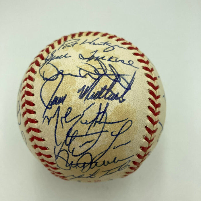 1992 Toronto Blue Jays World Series Champs Team Signed W.S. Baseball JSA COA