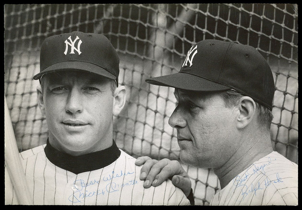Mickey Mantle Signed 1961 World Series Type 1 Sports Illustrated Photo PSA DNA