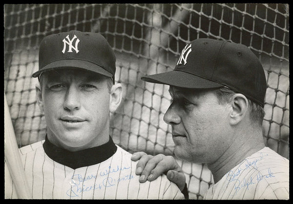 Mickey Mantle Signed 1961 World Series Type 1 Sports Illustrated Photo PSA DNA