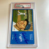 Sandy Koufax Pee Wee Reese Signed Autographed Brooklyn Dodgers Postcard PSA DNA