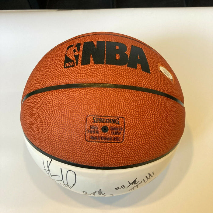 Jayson Tatum Pre Rookie 2016 Spalding Hoop Classic Game Signed Basketball JSA
