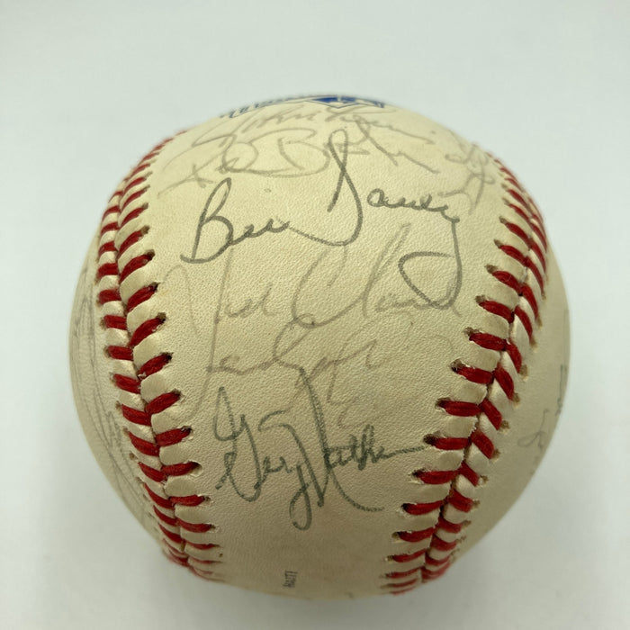 1987 St. Louis Cardinals NL Champs Team Signed World Series Baseball JSA COA