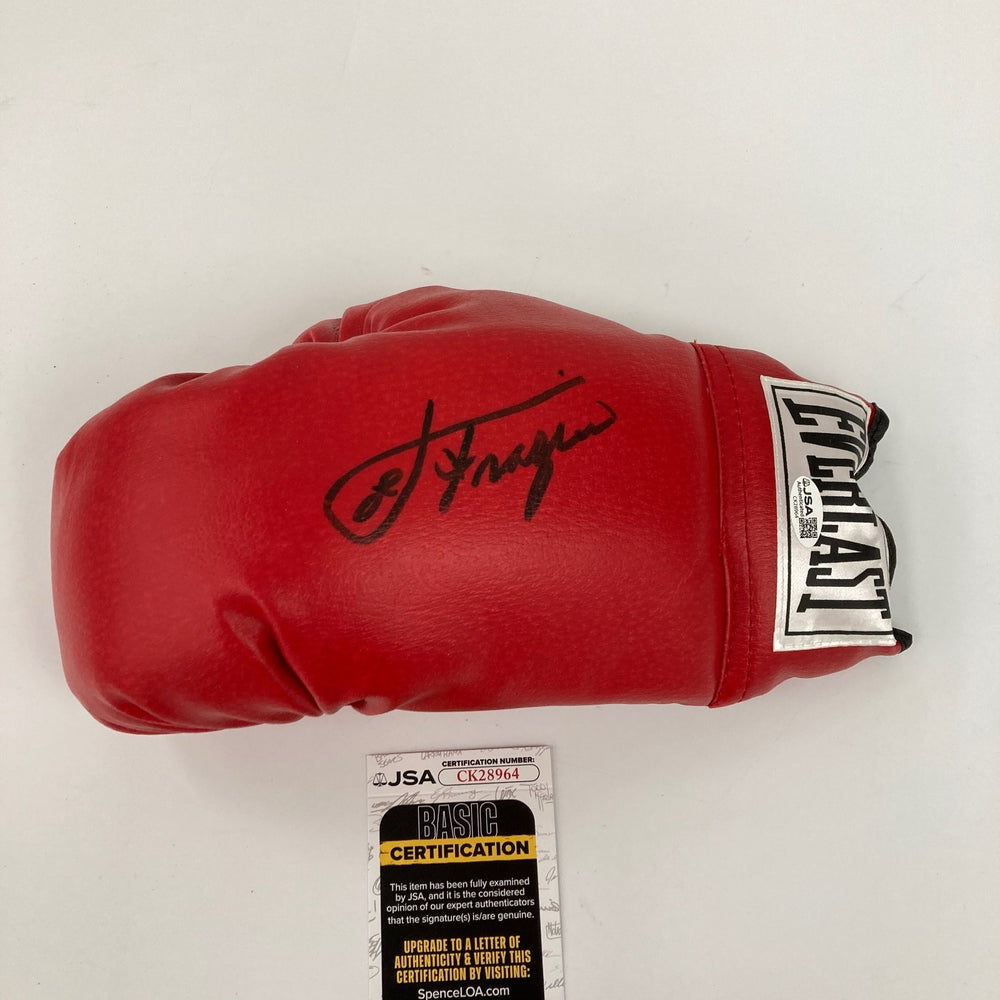 Joe Frazier Signed Everlast Boxing Glove JSA COA
