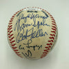 1970's HOF Multi Signed Baseball Lloyd Waner Freddie Lindstrom Musial JSA COA