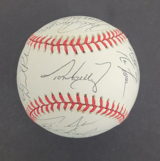 1999 Minnesota Twins Team Signed American League Baseball Beckett COA