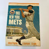 Casey Stengel Signed Vintage 1965 New York Mets Program Cover With JSA COA