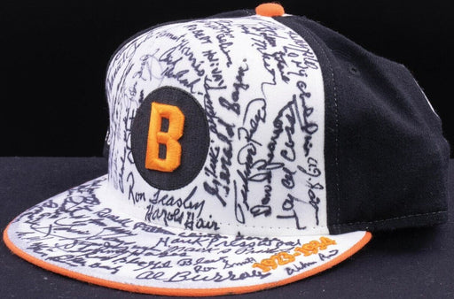 Negro League Legends Multi Signed Black Sox Hat 75 Signatures JSA COA