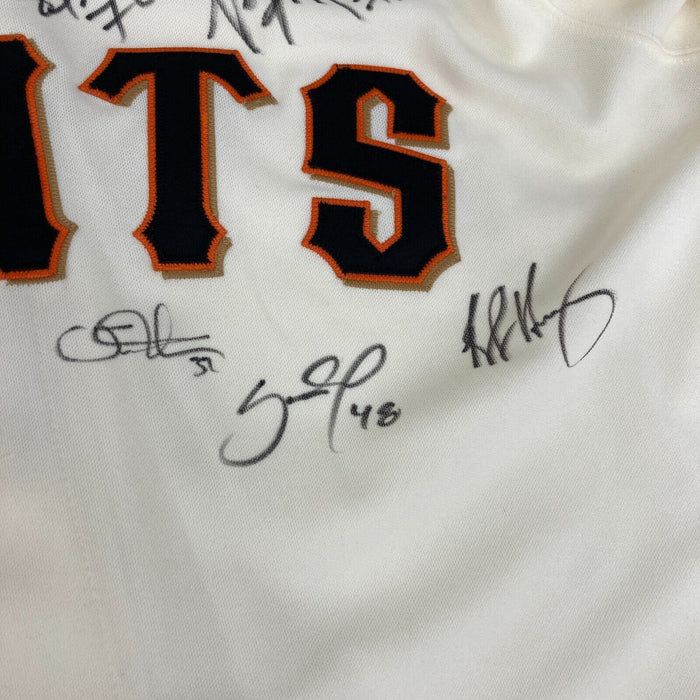 2008 San Francisco Giants Team Signed Majestic Jersey 25 Sigs JSA COA