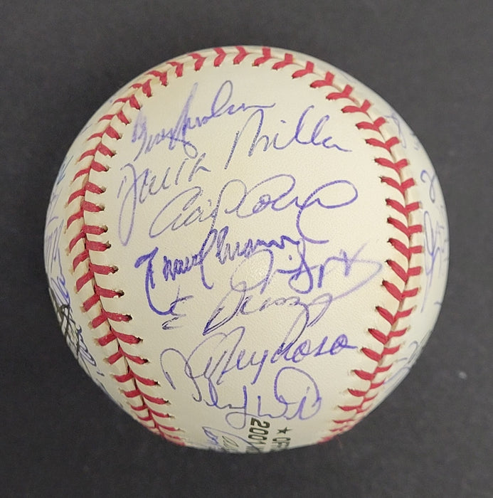 2001 Arizona Diamondbacks World Series Champs Team Signed Baseball Beckett COA