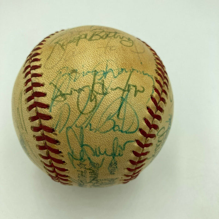 Nolan Ryan 1979 California Angels Team Signed American League Baseball