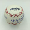 Orlando Cepeda Signed Heavily Inscribed Stat Baseball Hall Of Fame Logo JSA COA