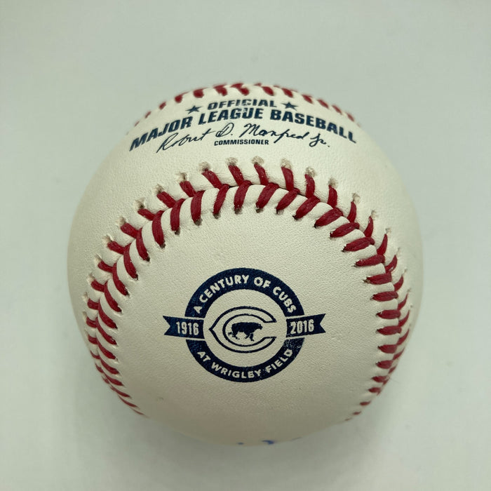 Ryne Sandberg HOF 2005 #23 Signed 1916-2016 100 Yrs Wrigley Signed Baseball PSA