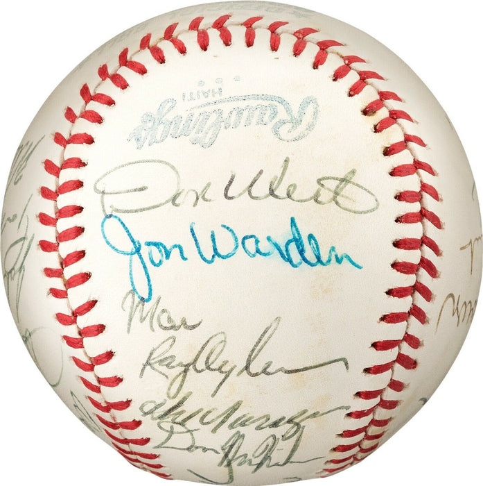 Beautiful 1968 Detroit Tigers World Series Champs Team Signed Baseball PSA DNA