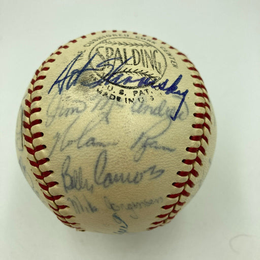 1968 New York Mets Team Signed NL Giles Baseball Nolan Ryan & Tom Seaver JSA COA