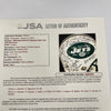 1969 New York Jets Super Bowl Champs Team Signed Authentic Game Helmet JSA COA