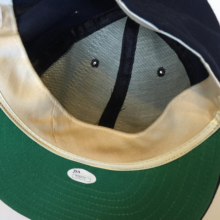 1980's Alan Trammell Signed Game Issued Detroit Tigers Hat With JSA Sticker