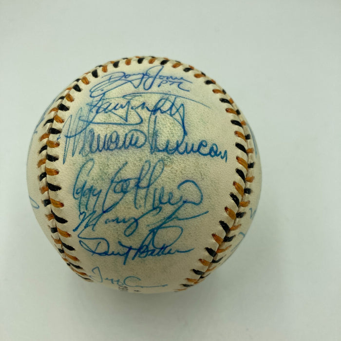 1994 All Star Game National League Team Signed Baseball Barry Bonds PSA DNA COA